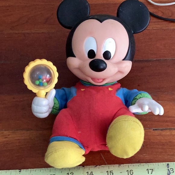 Mickey Mouse VINTAGE Pool Rider 1983 the Wet Set Inflatable Pool Toy - Picture 10 of 16